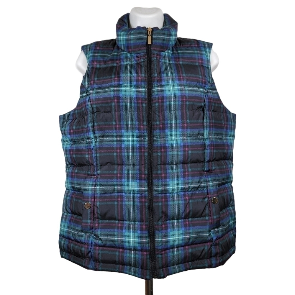 CHARTER CLUB PLAID VEST